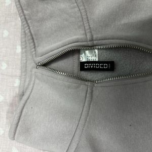 H&M Lavender Cropped Sweatshirt