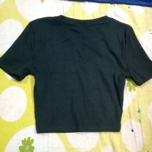 Zara Cropped T-shirt, S