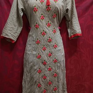 It Is Embroidery Work Dress