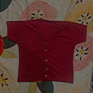 Maroon New Style Crop Top