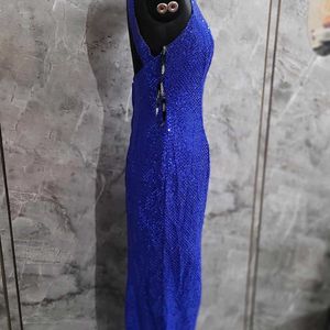 Royal Blue Long Dress 👗