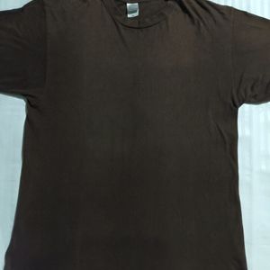 Men Brown T-shirt