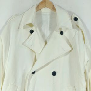 Off White Casual Overcoat (Women's)