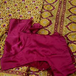 Pure Modal Silk Saree With Blouse