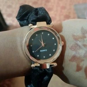 Best Quality Fabric Srcunchis watch for Women&Girl