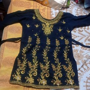 kurti plazo Set For Baby Girl