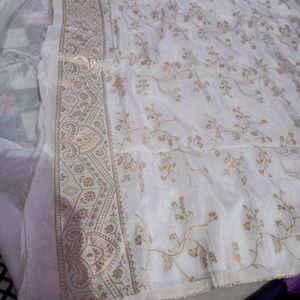 Maslin Kurta And Dupatta Set Dyeable