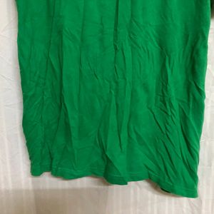 Cotton & Silk Green T Shirt