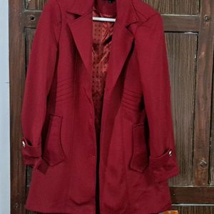 Women Maroon Jacket