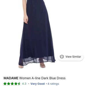 Madame Navy Blue Dress