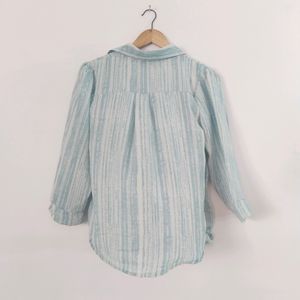 Blue Formal Top