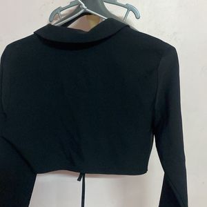 Unique Hot Looking Crop Shirt With Full Sleeves.