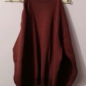 Unisex Maroon Sweatshirt