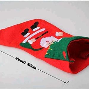 New Santa Socks 4 Pc For Christmas Tree Stocking