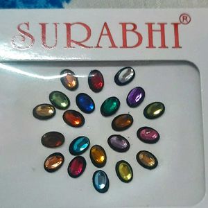 Multicolour Kundan Stone Bindi