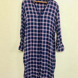 Checkered Long Shirt