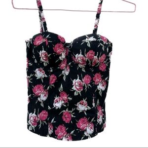 Y2k Corset flower Tops | Bustier Top