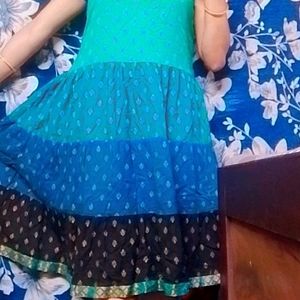 Malti colour.Frock Type Kurti