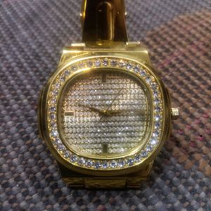 Gold plated dimond watch imported from Dubai