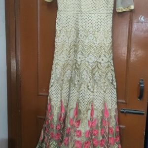 Full Emboried Gown Without Dupatta