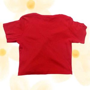 SASSAFRAS Red Crop Top