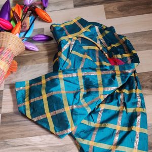 Diwali Gift : Silk Dhoti Pant For Girls