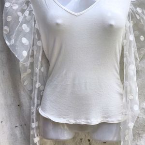 SHEIN CUTE WHITE TOP