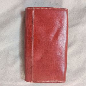 Rust Collar multiple compartment Wallet