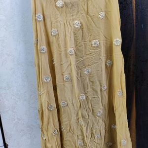 Designer Dupatta And Plazzo