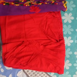 💜❤️Red Suit WithTread work Dupatta💜❤️