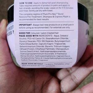 Plum ProNex Bond Restore Express Hair Mask