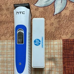 HTC trimmer with two adjustments and Hp powerbank