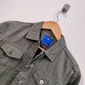 Blue Saint - Olive Green Denim Jacket