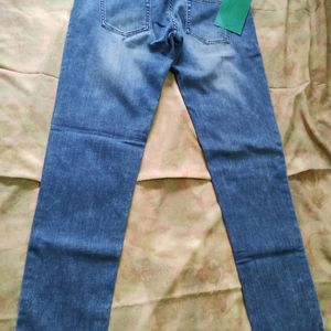 Benetton Women Jeans Tagged Waist Size 41 cm