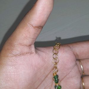 A Green Crystal Bracelet