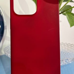 Red Silicone Case For iPhone 13 Pro