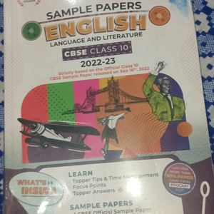 English Sample Paper Class 10 CBSE