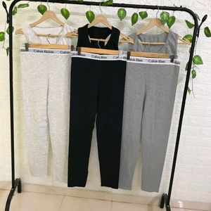 Gray Shade Ck Yoga Set