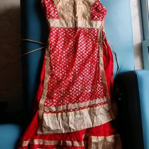 ❤Red Ethnic Gown