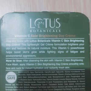 2 Lotus Vitamin C Skin Brightening Day Creme