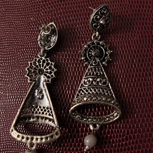 Combo Offer Of Antique Silver Earnings.