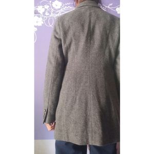 Gray Reefer Coat. Size-S