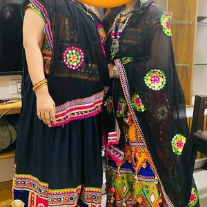 Black Chaniya Choli With Dupatta