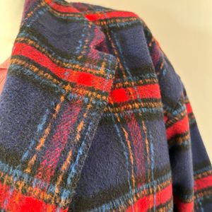 Plaid Overcoat FIXED PRICE