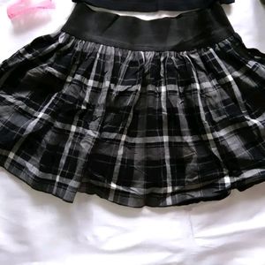 Black And White Skirt