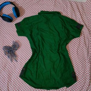 Green Fitted Shirt