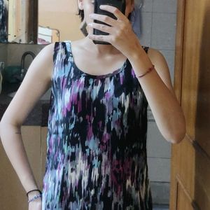 Multicolored Formal Tank Top