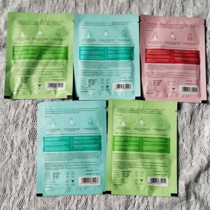 Combo Of 5 Myglamm Sheet Masks