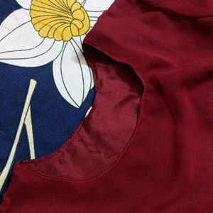 Brand New Maroon Anakali Suit With Dupatta