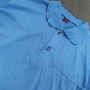 Blue T-shirt With Colar